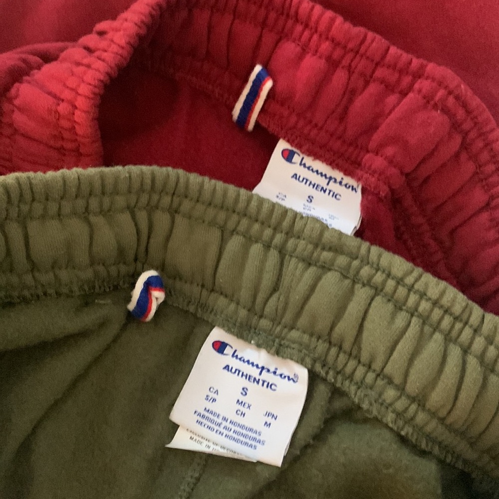 Champion Men's Joggers - Green and Red - Picture 3 of 5
